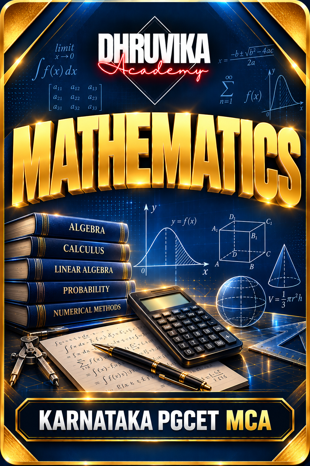 PGCET MCA Mathematics